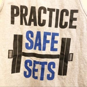 Practice safe sets tank top